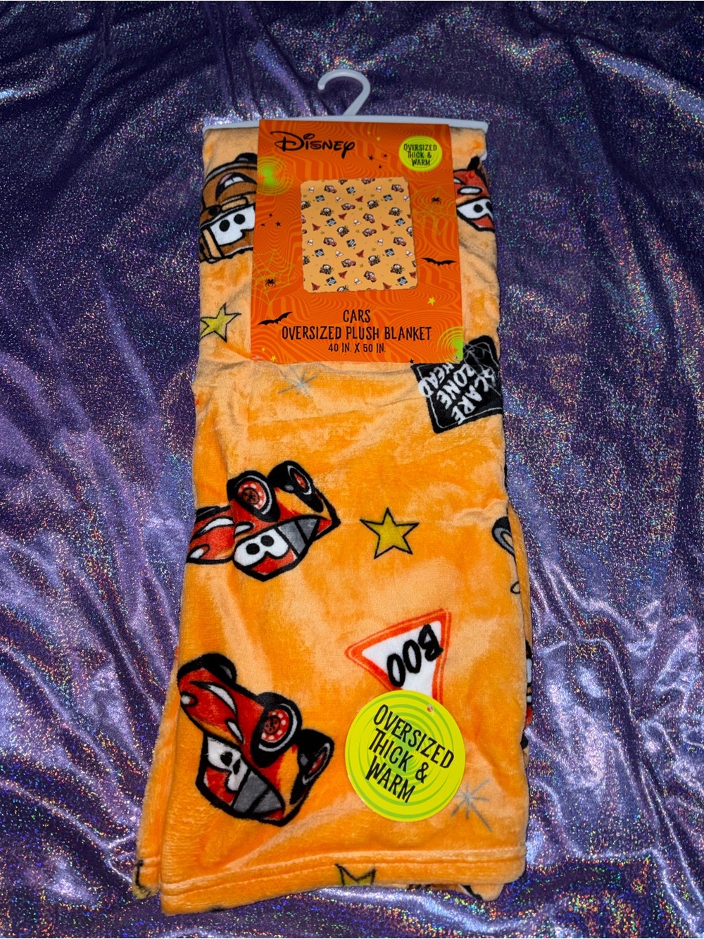 Disney Halloween Lightning McQueen Blanket